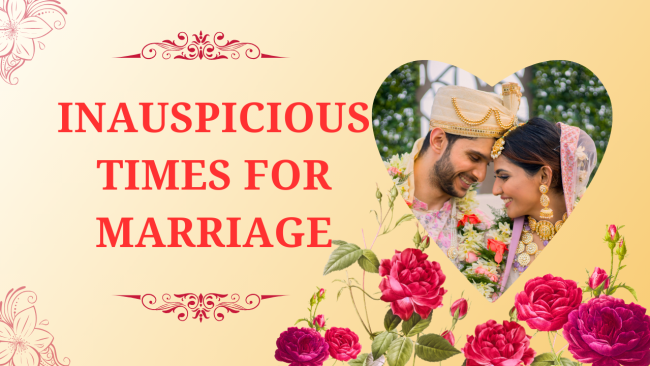Vedic Astrology Red Flags: Identifying Inauspicious Times for Marriage